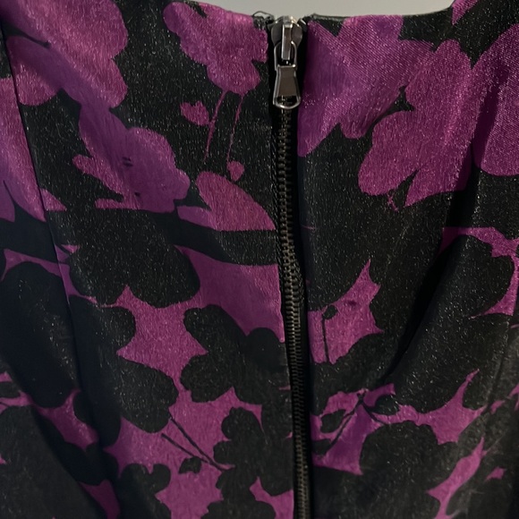 Purple and black gabby style dress - Picture 5 of 6